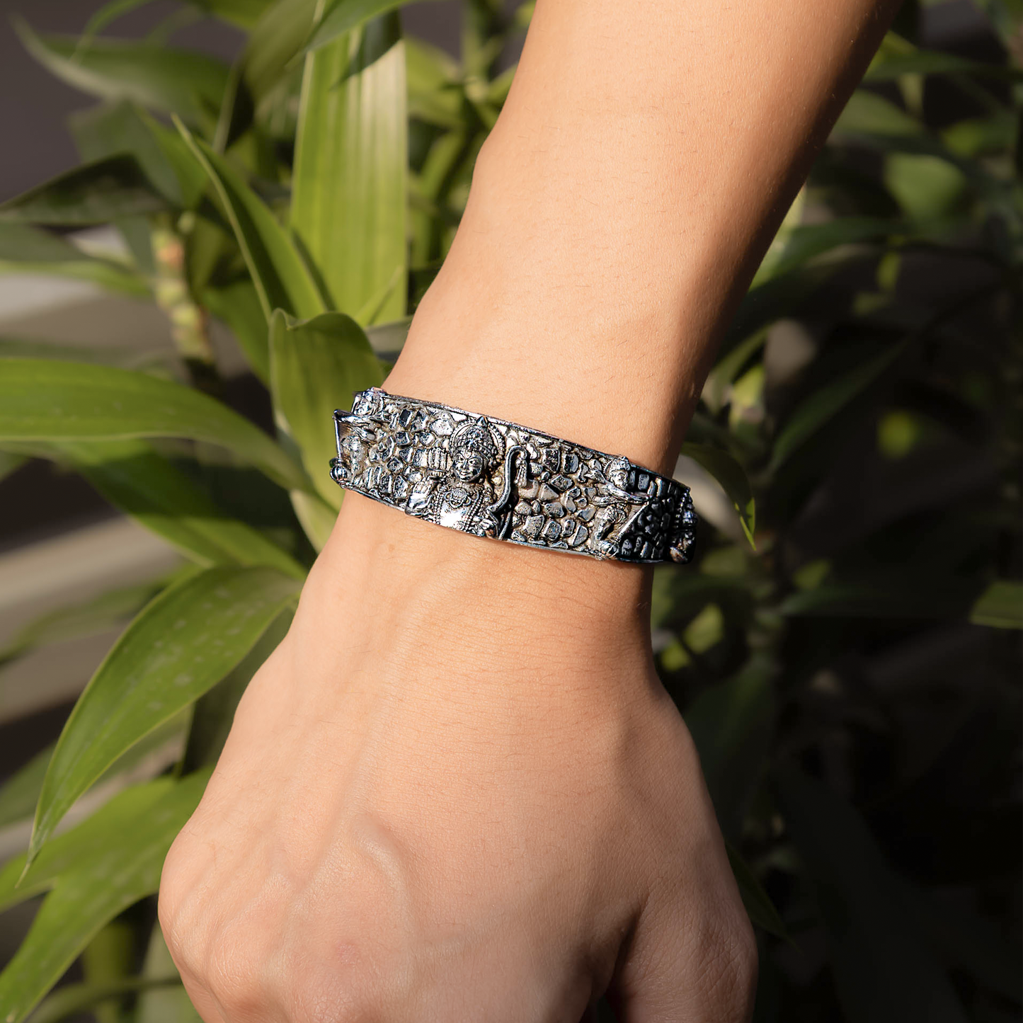 Shree Ram Kada (Silver Oxidize)