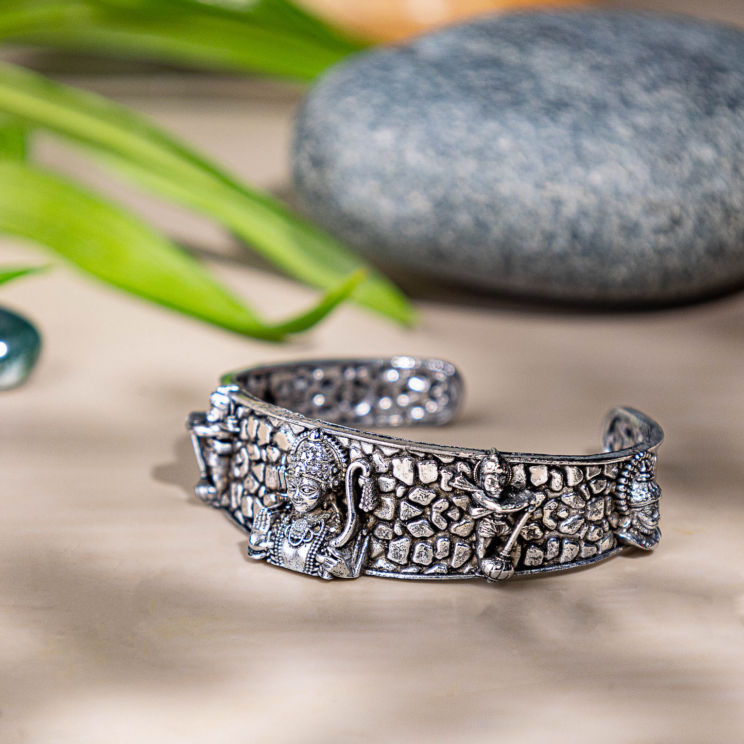 Shree Ram Kada (Silver Oxidize)