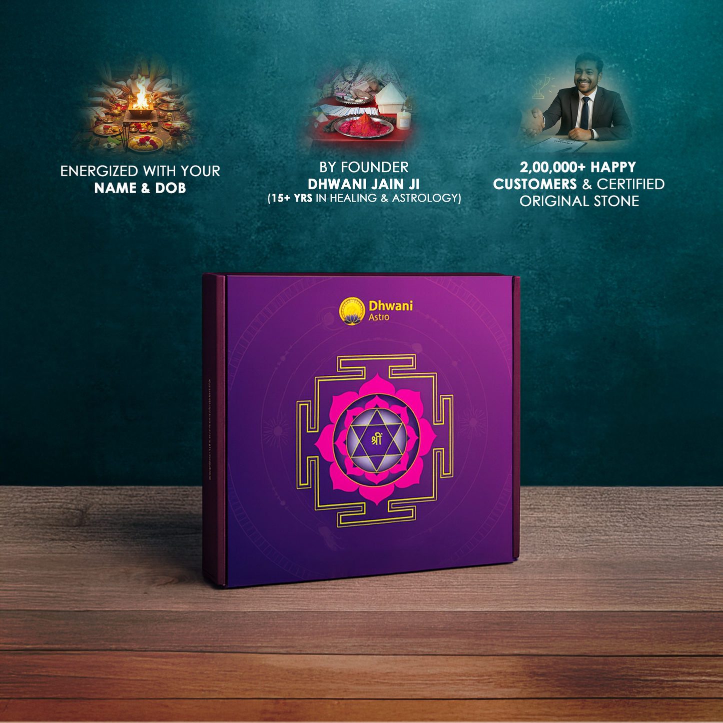 Shukra Mani Pendant (Luxury, Relationships, Charm & Abundance)