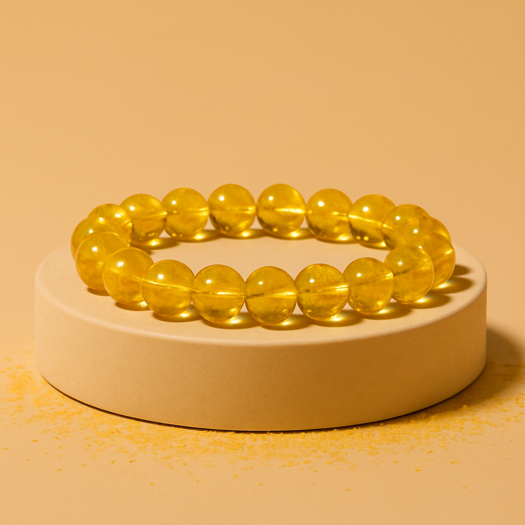Yellow Citrine Bracelet