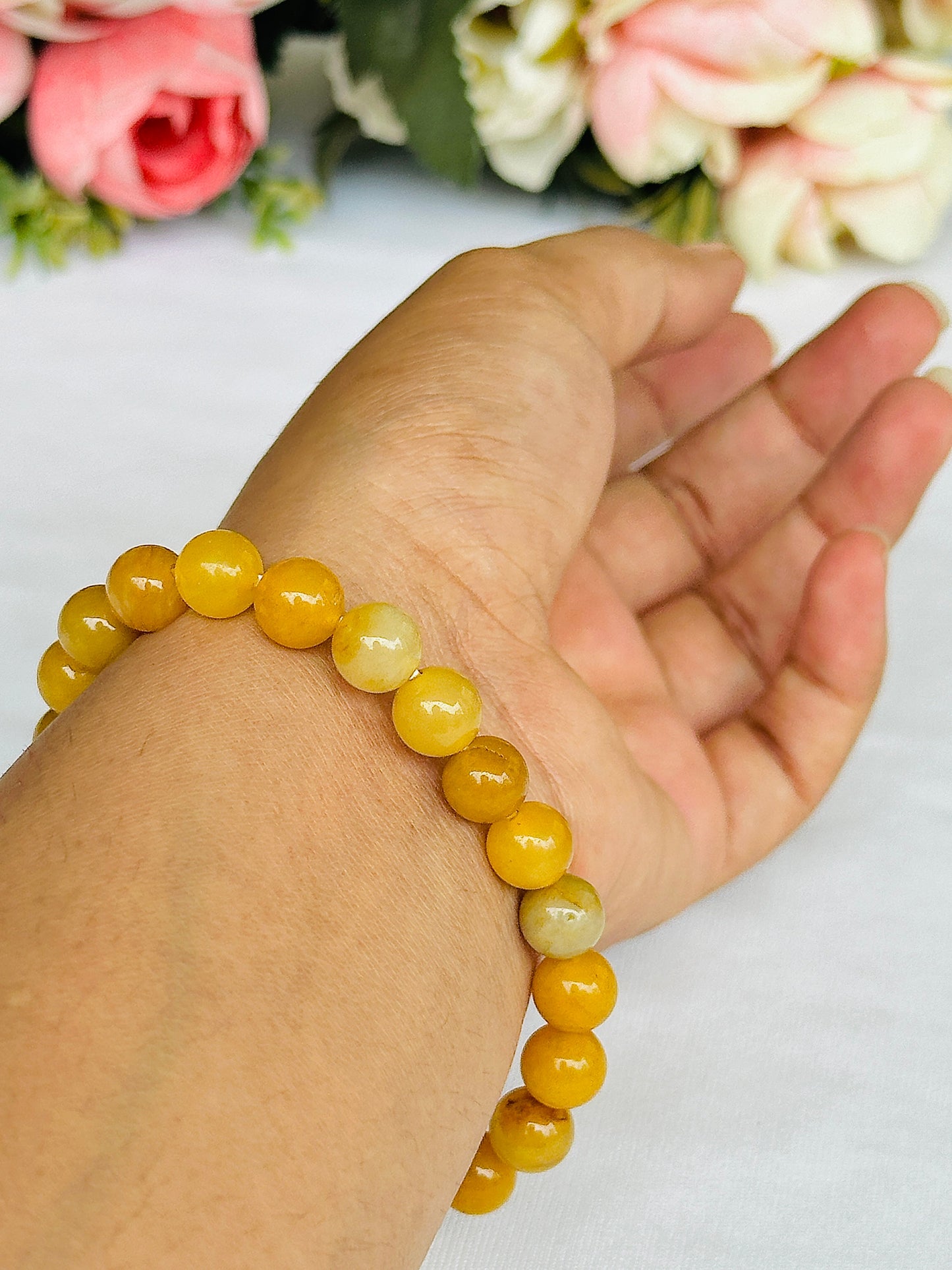 Fulfill Your Desires with Divine Blessings Bracelet (Yellow Aventurine)