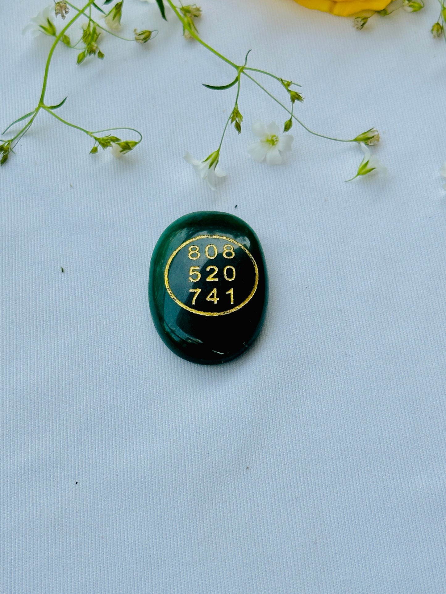 Green Jade Zibu Coin Symbol