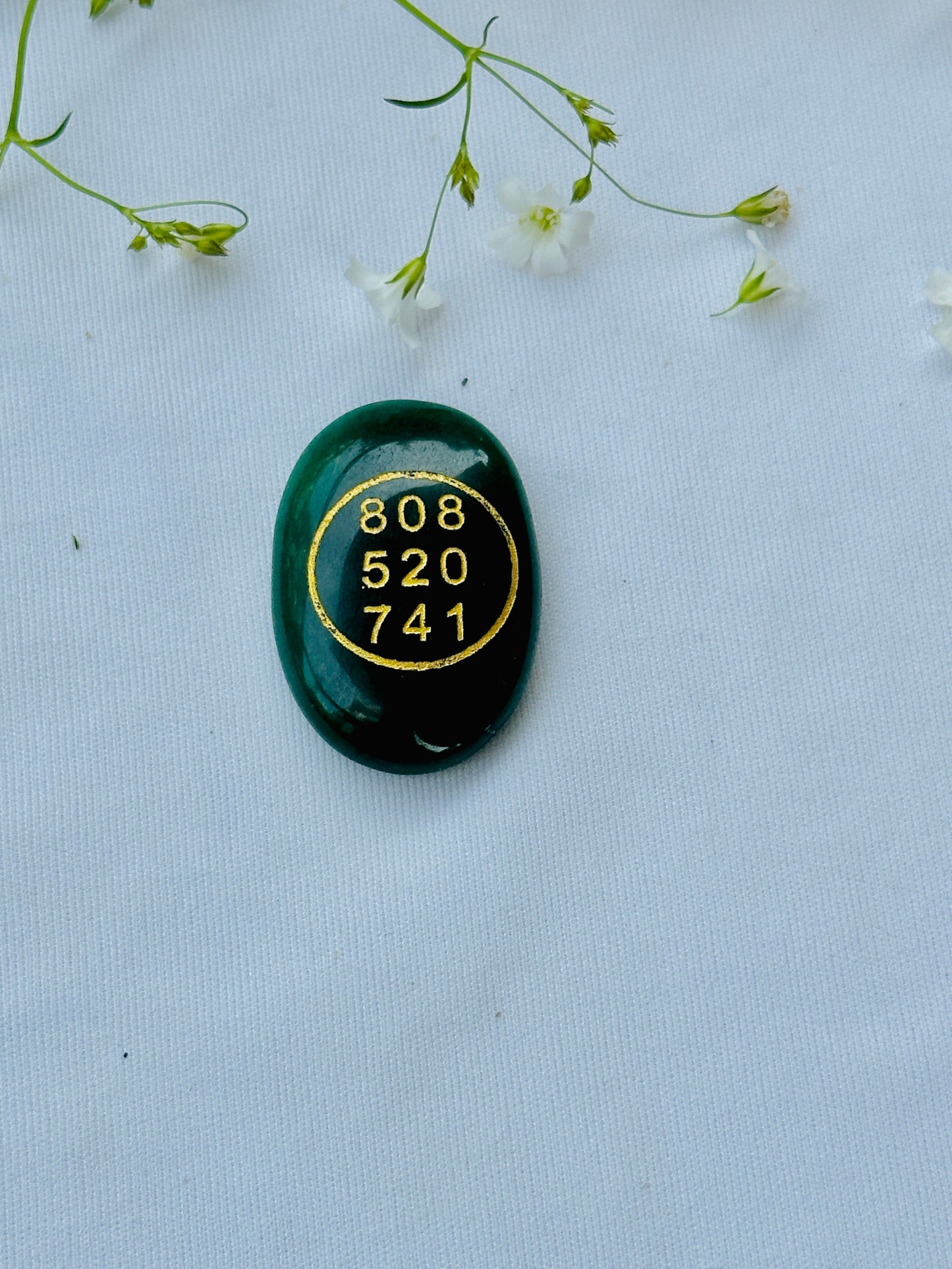 Green Jade Zibu Coin Symbol