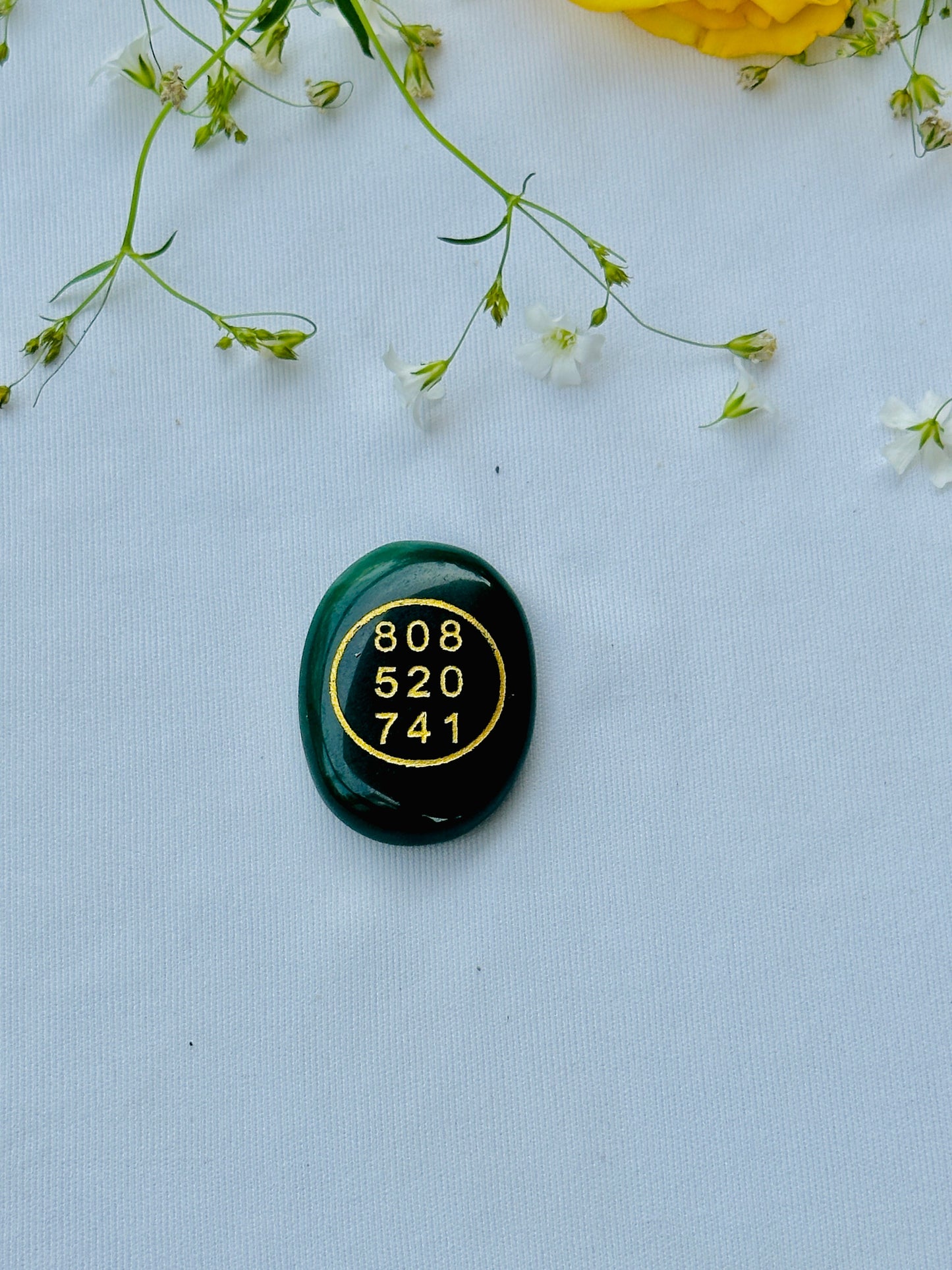 Green Jade Zibu Coin Symbol