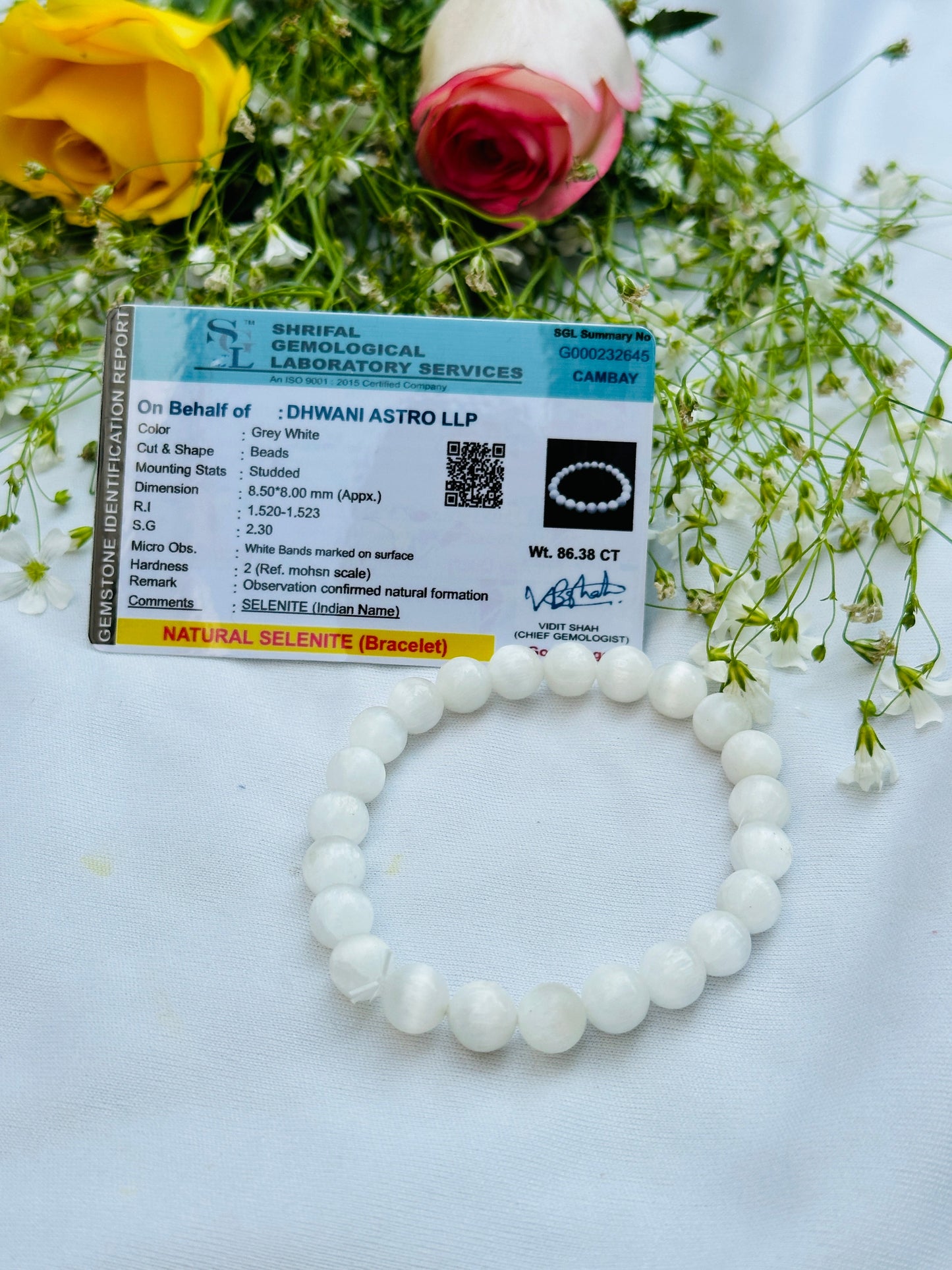 Spiritual Cleansing & Purification: Selenite Bracelet
