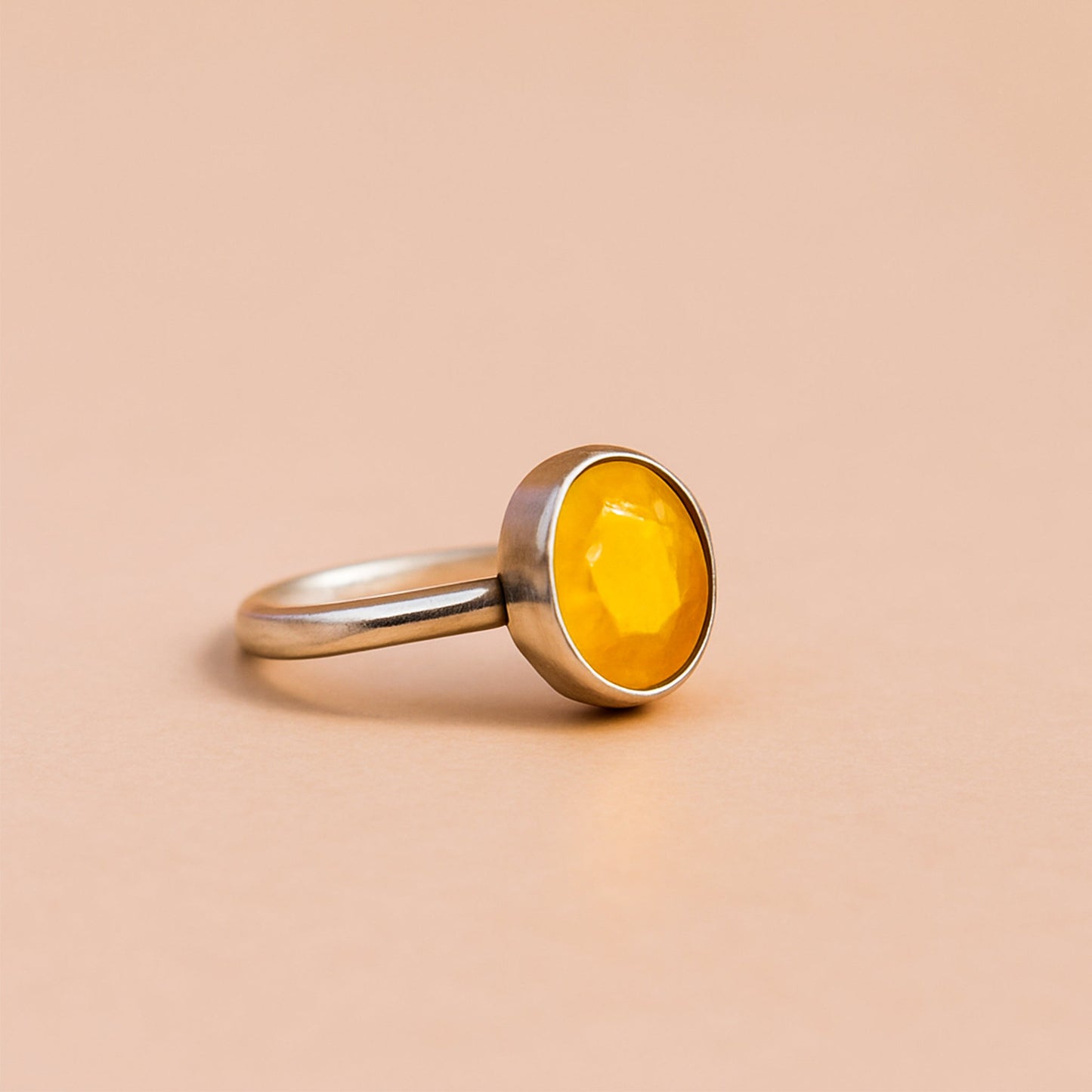 Yellow Sapphire Ring (Pokhraj)