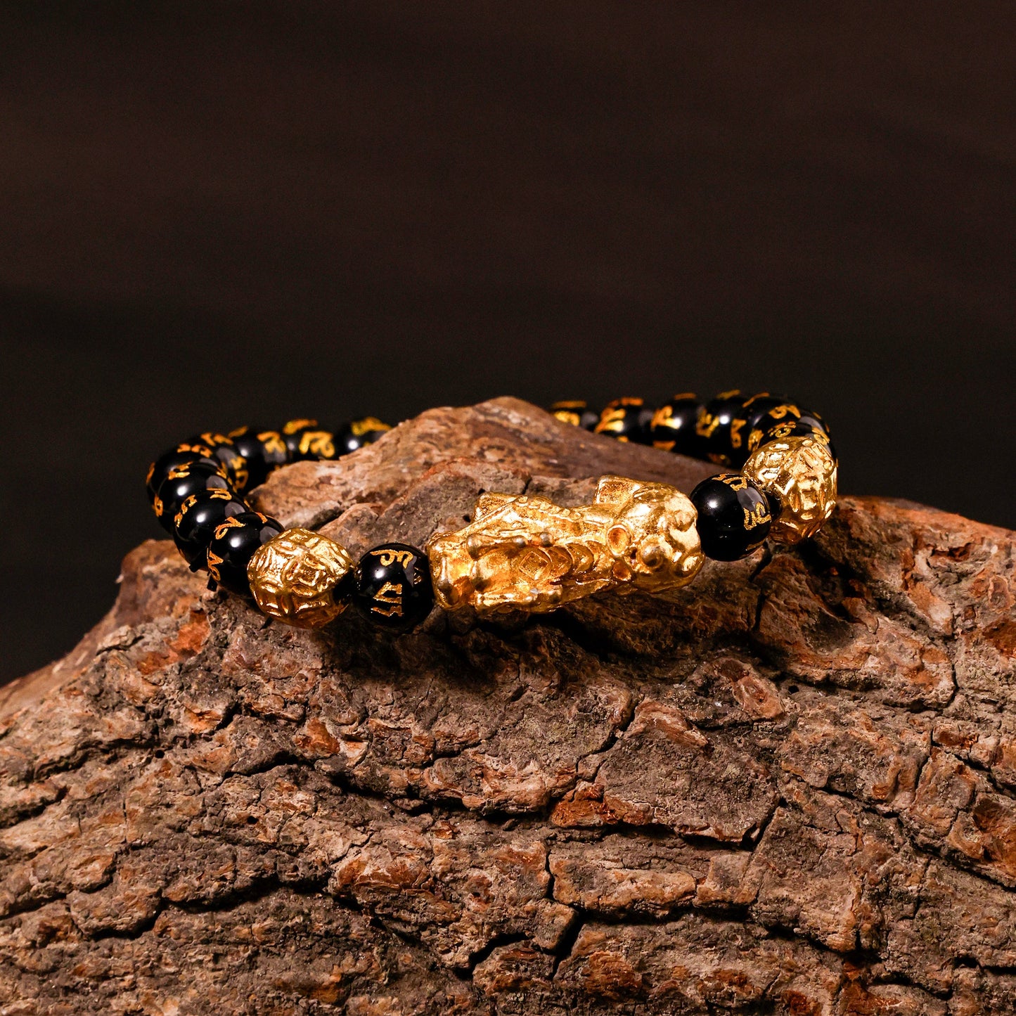 Finance & Wealth Enhancer: Feng shui Black Obsidian with Pixu Bracelet