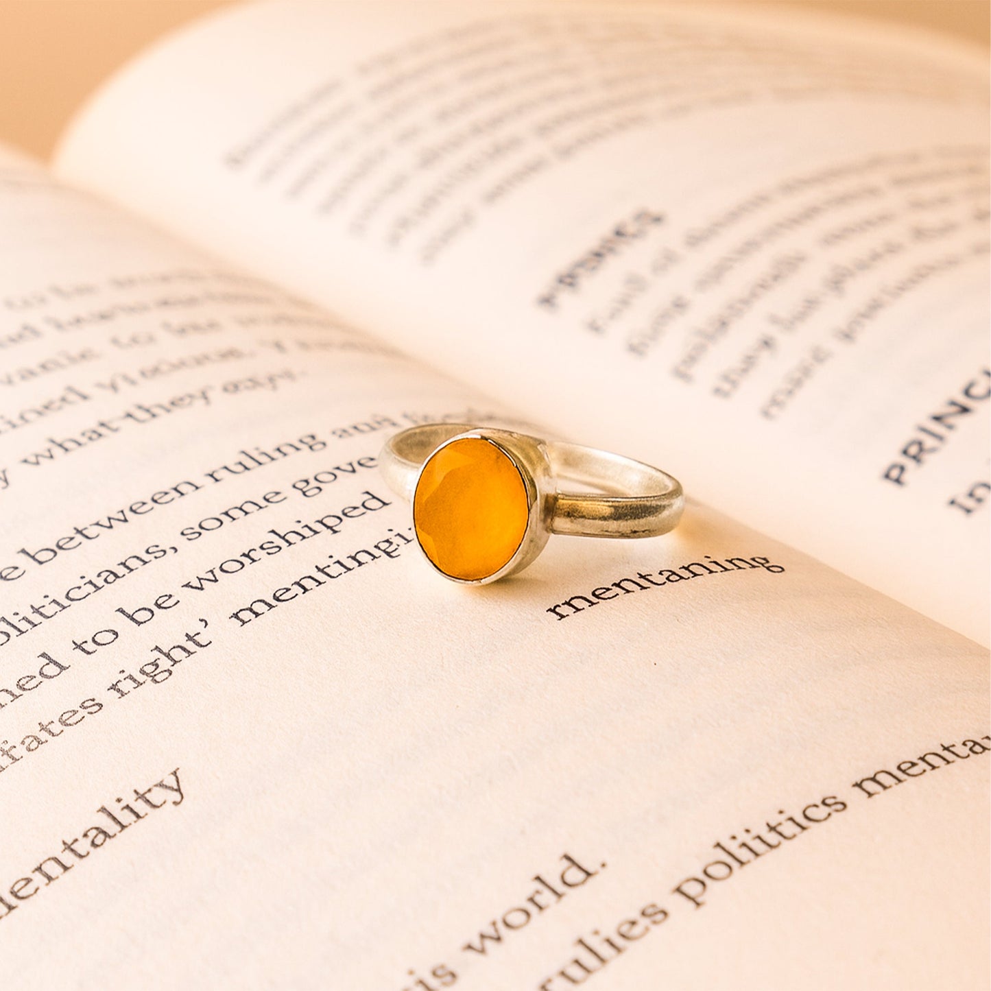Yellow Sapphire Ring (Pokhraj)